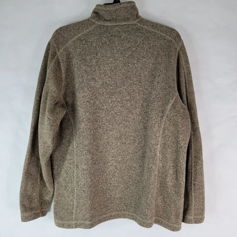 The North Face Sweater Mens M Brown Fleece Pullover Quarter Zip Gorpcore Outdoor